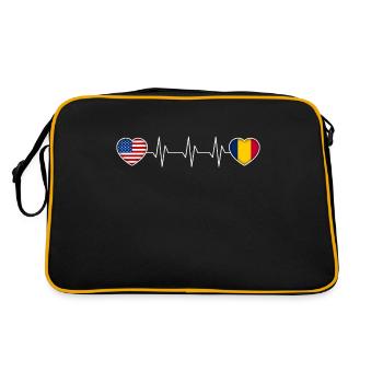 Tchad - Sac Retro - noir/or - Dos