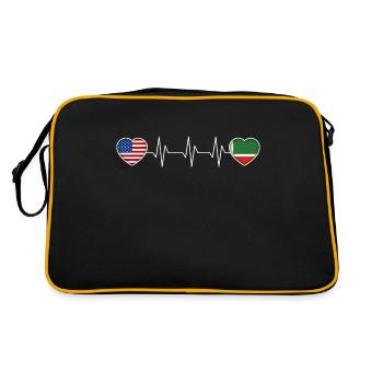 Tchétchénie - Sac Retro - noir/or - Dos