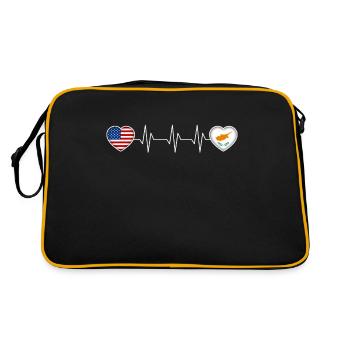 Cyprus - Retro Bag - black/gold - Back