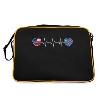 République démocratique du Congo - Sac Retro - noir/or - Dos