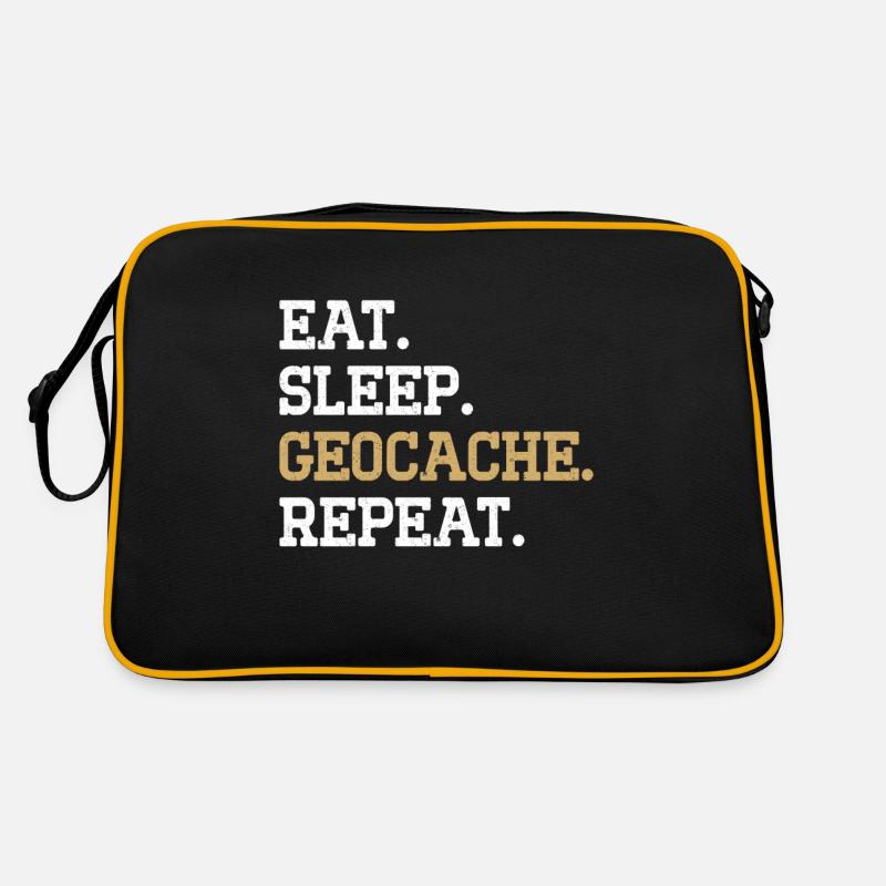 Geocaching Gift Geocacher Geocache Retro Bag