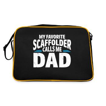 Échafaudage Cadeau Artisan Travail Échafaudage - Sac Retro - noir/or - Dos