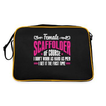 Échafaudage Cadeau Artisan Travail Échafaudage - Sac Retro - noir/or - Dos