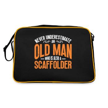 Échafaudage Cadeau Artisan Travail Échafaudage - Sac Retro - noir/or - Dos