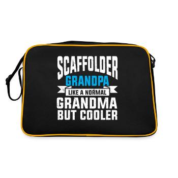 Échafaudage Cadeau Artisan Travail Échafaudage - Sac Retro - noir/or - Dos