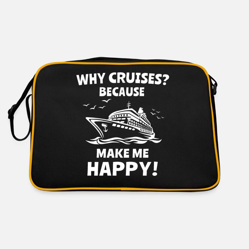 Kreuzfahrt Kreuzfahrtreise Kreuzfahrtschiff Retro Tasche