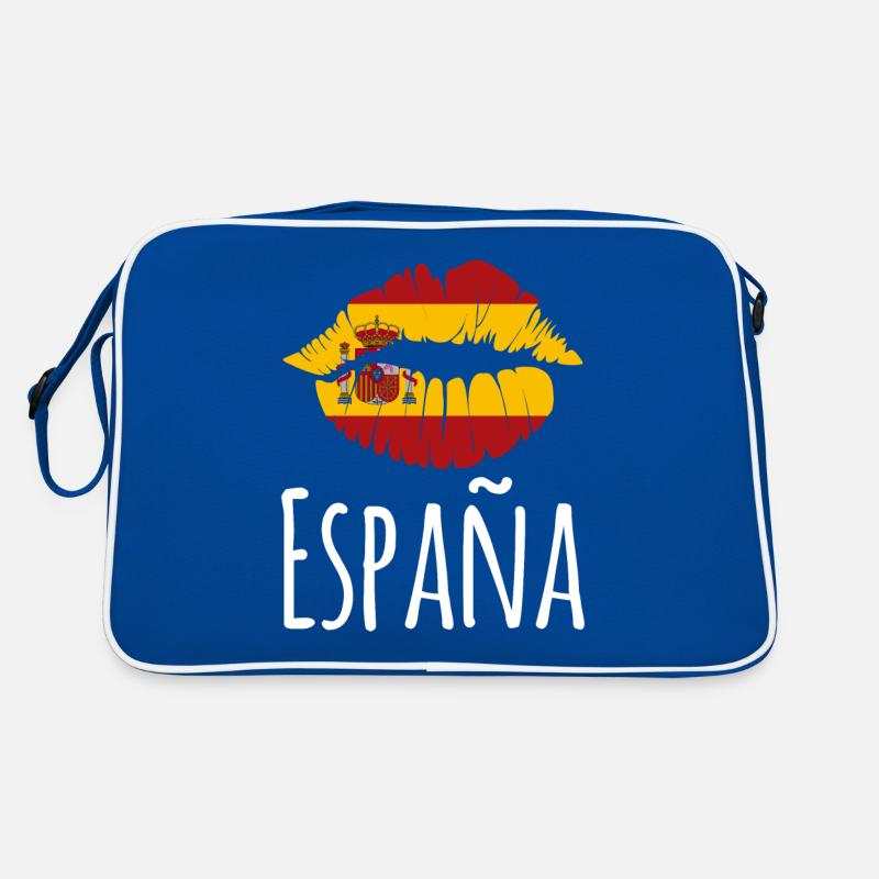 Espagne Lèvres Vacances Espagnoles Sac Retro