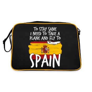 Vacances en Espagne - Sac Retro - noir/or - Dos