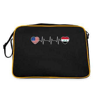 Irak - Sac Retro - noir/or - Dos
