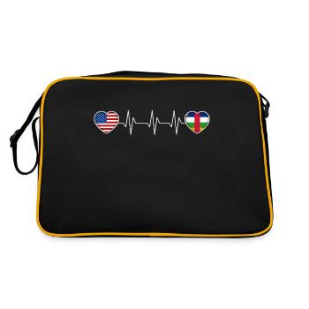 Central African Republic - Retro Bag - black/gold - Back