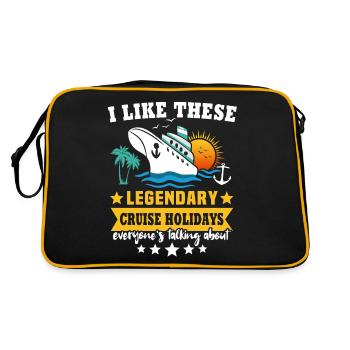 Cruise Ship Cruise - Retro Bag - black/gold - Back