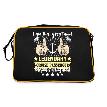 Cruise Ship Cruise - Retro Bag - black/gold - Back