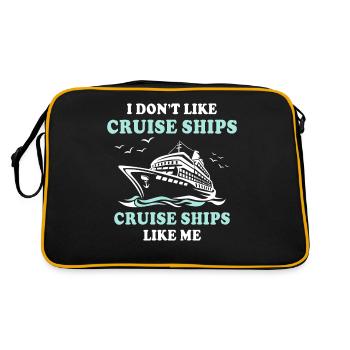 Cruise Ship Cruise - Retro Bag - black/gold - Back
