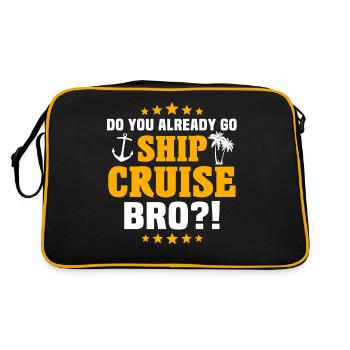 Cruise Ship Cruise - Retro Bag - black/gold - Back