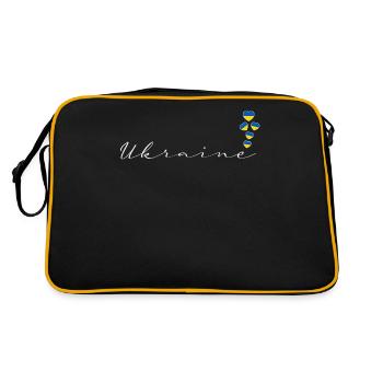 Ukraine - Sac Retro - noir/or - Dos