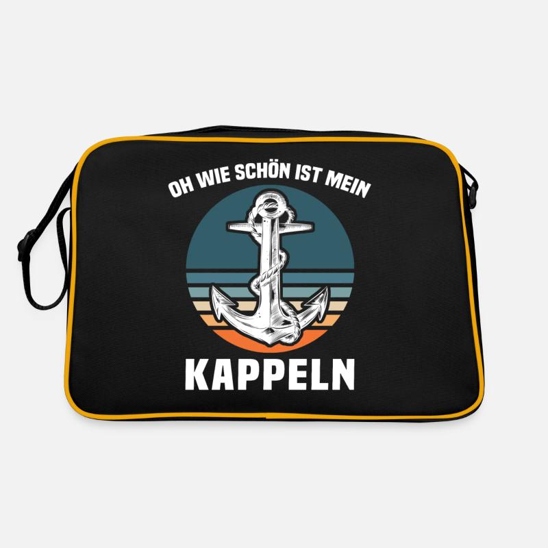 Kappeln Kappelner Spruch Retro Tasche