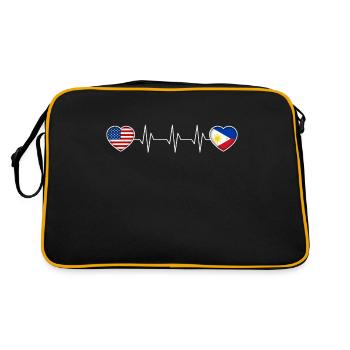 Philippines - Sac Retro - noir/or - Dos