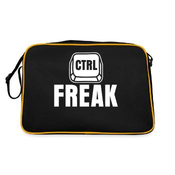 Informatiker Admin Programmierer - Retro Tasche - Schwarz/Gold - Hinten