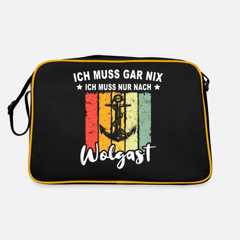 Wolgast Sprüche Wolgaster Spruch Retro Tasche