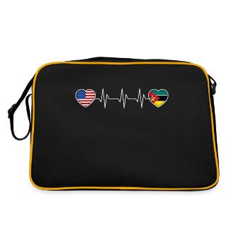Mozambique - Sac Retro - noir/or - Dos