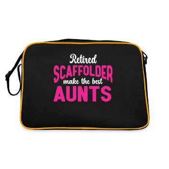 Échafaudage Cadeau Artisan Travail Échafaudage - Sac Retro - noir/or - Dos