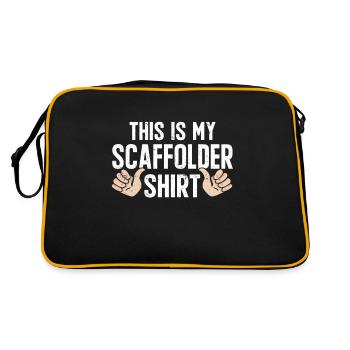 Échafaudage Cadeau Artisan Travail Échafaudage - Sac Retro - noir/or - Dos