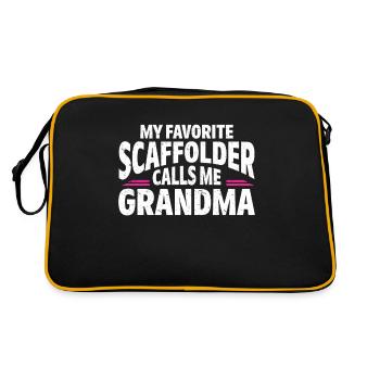 Échafaudage Cadeau Artisan Travail Échafaudage - Sac Retro - noir/or - Dos
