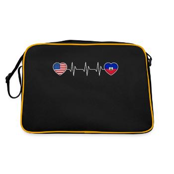 Haïti - Sac Retro - noir/or - Dos