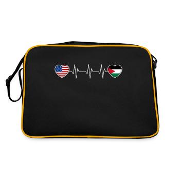 Jordanie - Sac Retro - noir/or - Dos