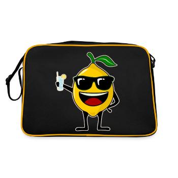 Lemon Party Lemon - Sac Retro - noir/or - Dos