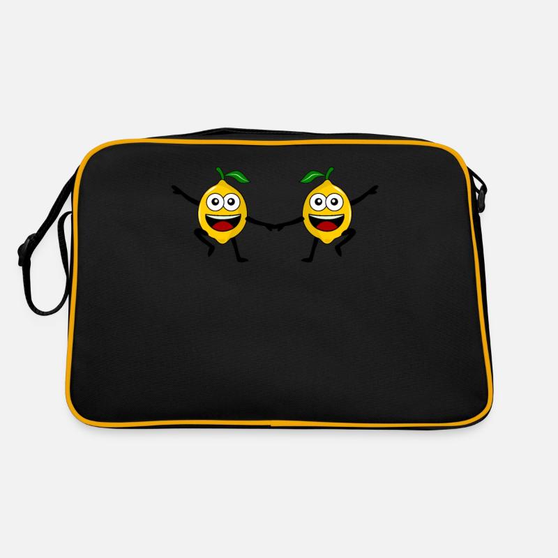 Lemons Dancing Boogie Woogie Lemons Retro Bag