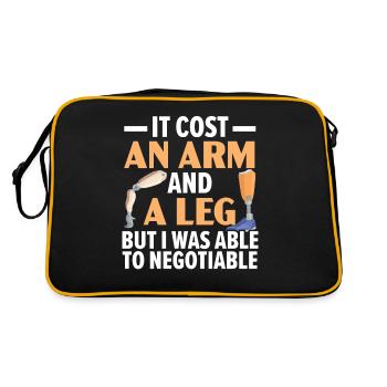 It cost an arm and a leg, but I was in - Retro Bag - black/gold - Back