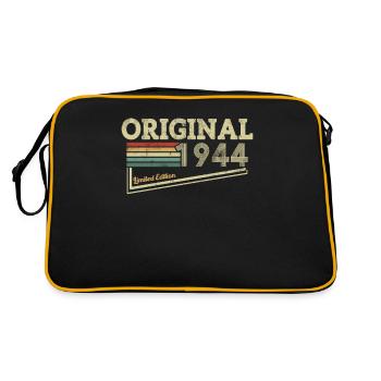 Geschenk 80. Geburtstag Vintage 1944 - Sac Retro - noir/or - Dos