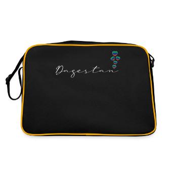 Daghestan - Sac Retro - noir/or - Dos