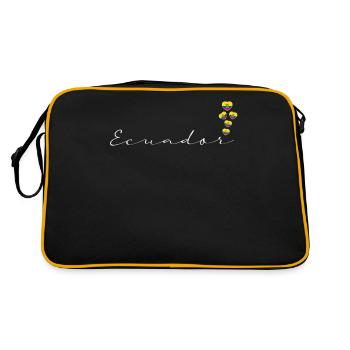 Ecuador - Retro Bag - black/gold - Back