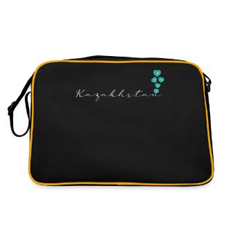 Kazakhstan - Sac Retro - noir/or - Dos