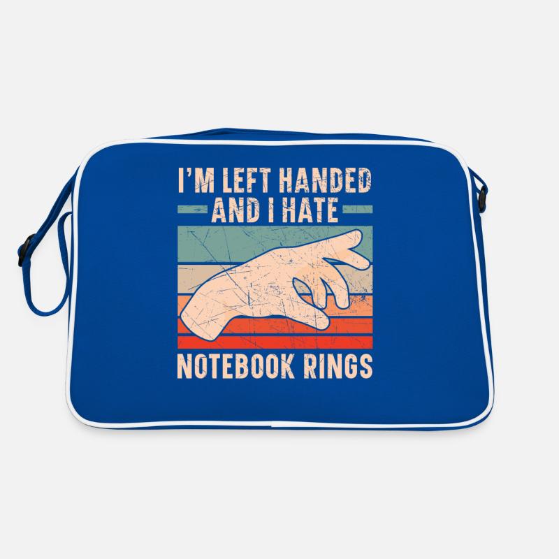 I'm left-handed and I hate notebook rings Retro Bag