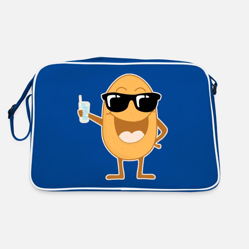 Party potato with sunglasses Retro Bag