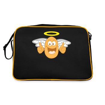 Potato Angel Potatoes - Retro Bag - black/gold - Back