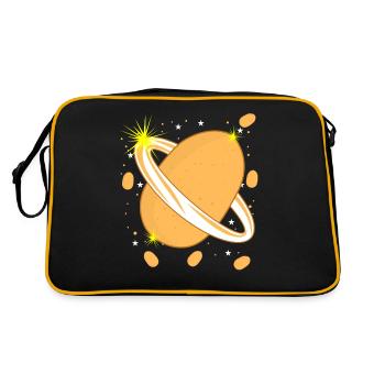 Pomme de terre dans l’espace Pommes de terre - Sac Retro - noir/or - Dos