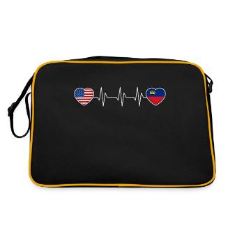Liechtenstein - Retro Bag - black/gold - Back