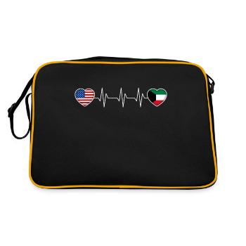Koweït - Sac Retro - noir/or - Dos