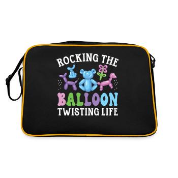 Rocking The Balloon Twisting Life Balloon Modelling - Retro Bag - black/gold - Back