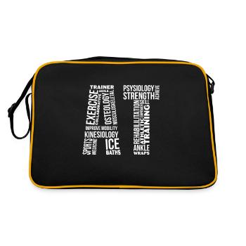 Médecin du sport - Sac Retro - noir/or - Dos