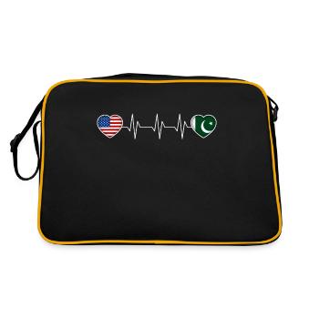 Pakistan - Sac Retro - noir/or - Dos