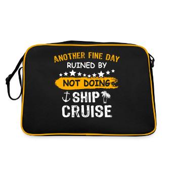 Navire de croisière - Sac Retro - noir/or - Dos