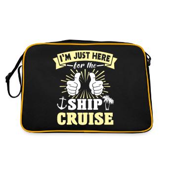 Croisière - Sac Retro - noir/or - Dos
