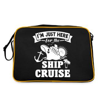 Cruise Cruise Travel Cruise Ship - Retro Bag - black/gold - Back