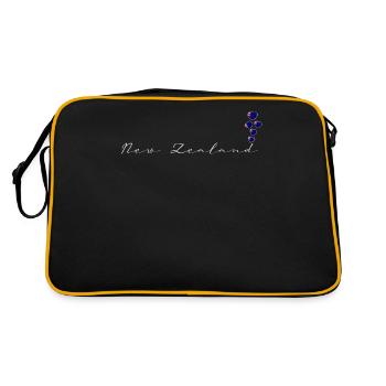 Nouvelle Zélande - Sac Retro - noir/or - Dos