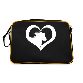 Shetland Pony Heart Pony Shetty - Sac Retro - noir/or - Dos